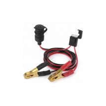 Ulisem Prise Allume-Cigare De Voiture Femelle 12V 24V a La Batterie Pinces Crocodile Connecteur 2Ft Cable De Charge D'Extension De Pince De Batterie