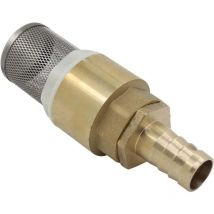 Ulisem - Rückschlagventil mit Sieb 1/2 3/4 1 Zoll mit 12 16 19 mm Buchse – Fußventil Sieb Rückschlagventil (3/4 Zoll Gewinde + 16 mm