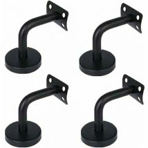 Set aus 4 Handlaufhalterungen aus Edelstahl zur Unterstützung von Wandhandläufen in Innenfluren, Treppen und Lofts. - Ulisem