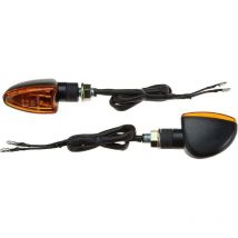 Ulisem Blinker, Kurzer Griff, Bernsteinfarbene Linse, 2 Drähte, Ba15s1156 Halogenbirne