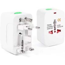 Ulisem - Universal-reiseadapter, Multifunktions-universalsteckeradapter, International 200 Länder (frankreich, Usa, Großbritannien Und Australien), 