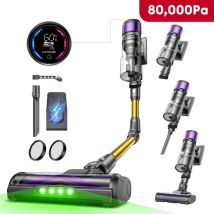 Ultenic - Uv20 - Aspirateur Balai Sans Fil - 60kpa - Autonomie 60 Min - Brosse Anti-emmêlement - Écran Led - Tube Pliable