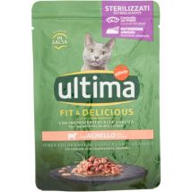 Cat bocconcini per gatti sterilizzati in bustina da 85 gr all' agnello - Ultima