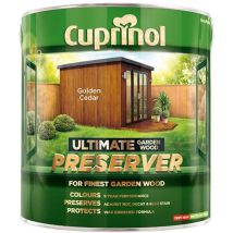 Cuprinol - Ultimate Garden Wood Preserver Golden Cedar 4L
