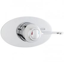 Ultra - Nuie Chrome Concealed Sequential Thermostatic Shower Valve with Lever - VSQ4