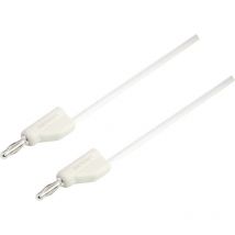 Cordon De Mesure Voltcraft Msb-300-0.75-Ws Blanc 0.75 M 1 Pc(S)