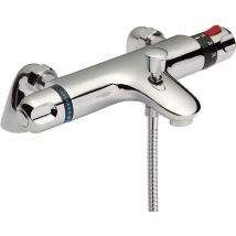 Ultra - Nuie Reef Thermostatic Bath Shower Mixer Tap - Chrome