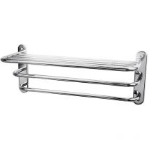 Ultra - Nuie Traditional Chrome 612mm 3 Tier Towel Rack - LA380