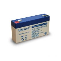 Ultracell - Batterie au plomb 6 v, 1,3 Ah (UL1.3-6) - Faston (4,8 mm) Batterie au plomb