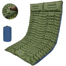 Ultraleichte Aufblasbare Matte Für Outdoor-wanderungen, 195x 135 X 10cm, Leicht Und Tragbar Für Camping, Feuchtigkeitsbeständige Aufblasbare Matte
