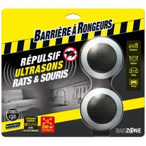 Barriere A Rongeurs - Ultraschall-abwehrmittel Für Ratten Und Mäuse 2 Stück - Barriere Gegen Nager