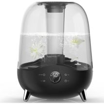 Deerma Ultraschall-luftbefeuchter Elegant Schwarz 5l