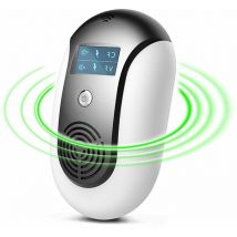 WAY - Ultraschall-Mückenschutz, Ultraschall-Abwehrmittel gegen Mücken, Ameisen, Fliegen, Spinnen, Kakerlaken – Schwarz