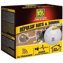 Ultraschall-ratten- Und Mäuseabwehr 60m² /nc - Kb Home Defense