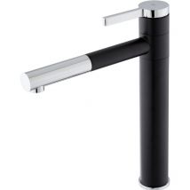 Ultrate rubinetto cucina nero e cromo - Essebagno