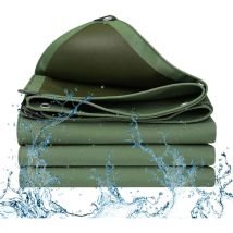 Lona Impermeable Ultrixe De 5 X 7 M (400 G/m² Reforzada) Para Exterior, Ideal Para Calefacción De Leña, Jardín O Como Cubierta De Piscina En Invierno,
