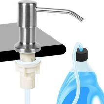 Umi Distributeur de Savon à Pompe intégré pour évier de Cuisine,Pompe en Acier Inoxydable - Ahlsen