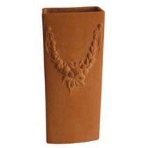 Umidificatore in ceramica il coccio cotto cm.8,5x3x20,5h.