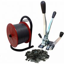 Umreifung Spanngerät Verpackung Verschlussgerät Abroller pp Band 900m 12mm breit