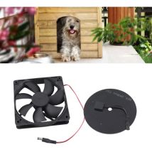 Umweltfreundliches Solar-abluftventilator-set – Monokristalliner 10-w-abs-ventilator (12 Cm) Für Zuhause, Haustiere, Hühnerstall, Wohnmobil, 