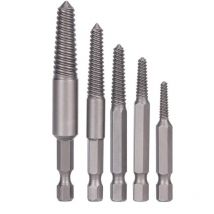 Ensemble de 5 outils d'extraction de goujons endommagés - Extracteurs de filetage fin