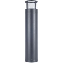Un faro a led in colore bianco caldo 3000k nero