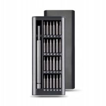 Un jeu de tournevis de précision 25 en 1 dans un coffret ouvrant