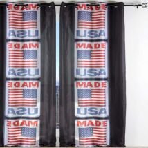 Un panneau de rideau à oeillets Made USA
