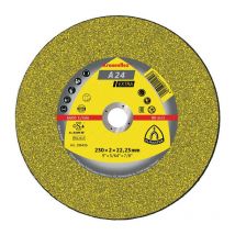 Klingspor - Disco da taglio a 24 Extra D230xB2mm foro 22,23mm medio duro ger rev.6600rpm (Per 25)