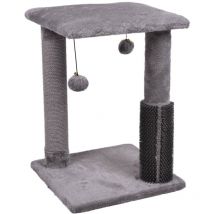 Albero Tiragraffi per Gatti Una 35x35x48,5 cm Grigio flamingo