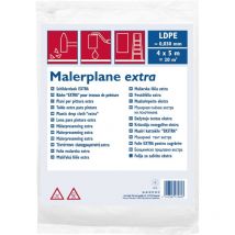 Bauplane LDPE 30 my 4x5m 20m² Malerfolie Schutzfolie Abdeckplane