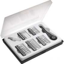 Steckschlüsselsatz metrisch 1/4' (6.3 mm) 37teilig MBS40 - Dacal