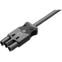 Adels-Contact ac 166 ALCGS/315 100 Cavo di alimentazione Spina di rete - Estremità aperta Tot poli: 2 + pe Bianco 1 pz.