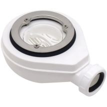 Uncovered horizontal drain pipe Ø90 for shower trays, shower room drains, anti-odor and anti-blockage