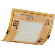 Plafonnier salle à manger applique murale lampe jaune orange spot en verre Eglo 87318o