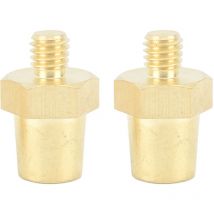 Jeffergarden Une paire de bornes de charge latérales de batterie en laiton, adaptées aux bornes de câble positives et négatives de 9.2mm