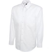 Uneek Long Sleeved Shirt, Navy Blue, Men's, 15.5" (M)