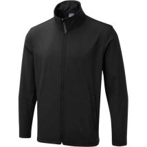 Uneek UX10 Ux Printable Softshell Black Jackets - Size Large