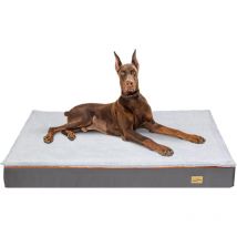 Cuscino Materassino per cani Materasso Cuccia per cane Taglia Grande in Memory foam Sfoderabile Lavabile - 3XL 135x100x12cm