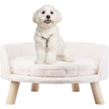BingoPaw Divanetto per Gatti Cani Cuccia 40cm Rotondo Letto Rialzato per inferiore a 20 kg