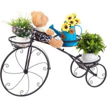 Portavasi da esterno Porta Piante Bicicletta in Ferro interno Giardino Creativa Balcone - Unho