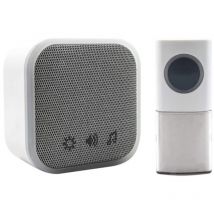 Uni-com - 98476+W96001 Portable Door Chime White UNC68426