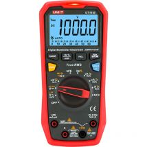 Uni-t - Multimètre digital cat iii - Écran led de jusqu'à 22000 comptes - Mesure du courant continu et alternatif jusqu'à 1000V et 20A - Connexion