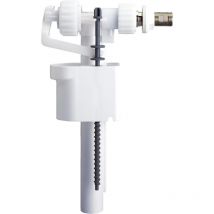 Uni T360796 Vanne de remplissage pour réservoir de chasse d'eau à partir de 05/13 – Blanc – Plastique/laiton – Pour réservoirs de chasse d'eau bas ou