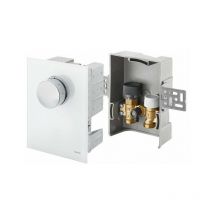 Unibox t-rtl, cubierta de vidrio blanco