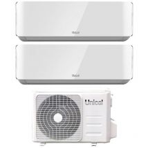 Unical - Dual Split Inverter Klimagerät air cristal 13+13 Serie mit XMX2 18HE R-32 Wi-Fi Optional 13000+13000
