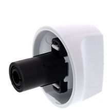 Unicline - manette Cuisinière Blanc TRIO-4 3738 12h 6mm 11mm remplace par manette+disque+ressort