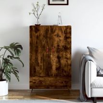 Furniture Limited - Credenza Rovere Fumo 69,5x31x115 cm in Legno