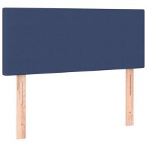 VidaXL Testiera Blu 80x5x78/88 cm in Tessuto