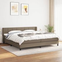 Furniture Limited - Giroletto a Molle con Materasso Tortora